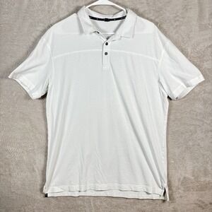 Public Rec Go-to Polo White Mens Size XL‎ Extra Large Performance Athletic New